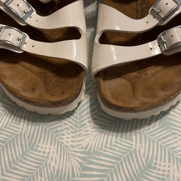 Birkenstock Florida size 37, 6-6 1/2 white Florida sandals, beautiful. - Picture 2 of 6